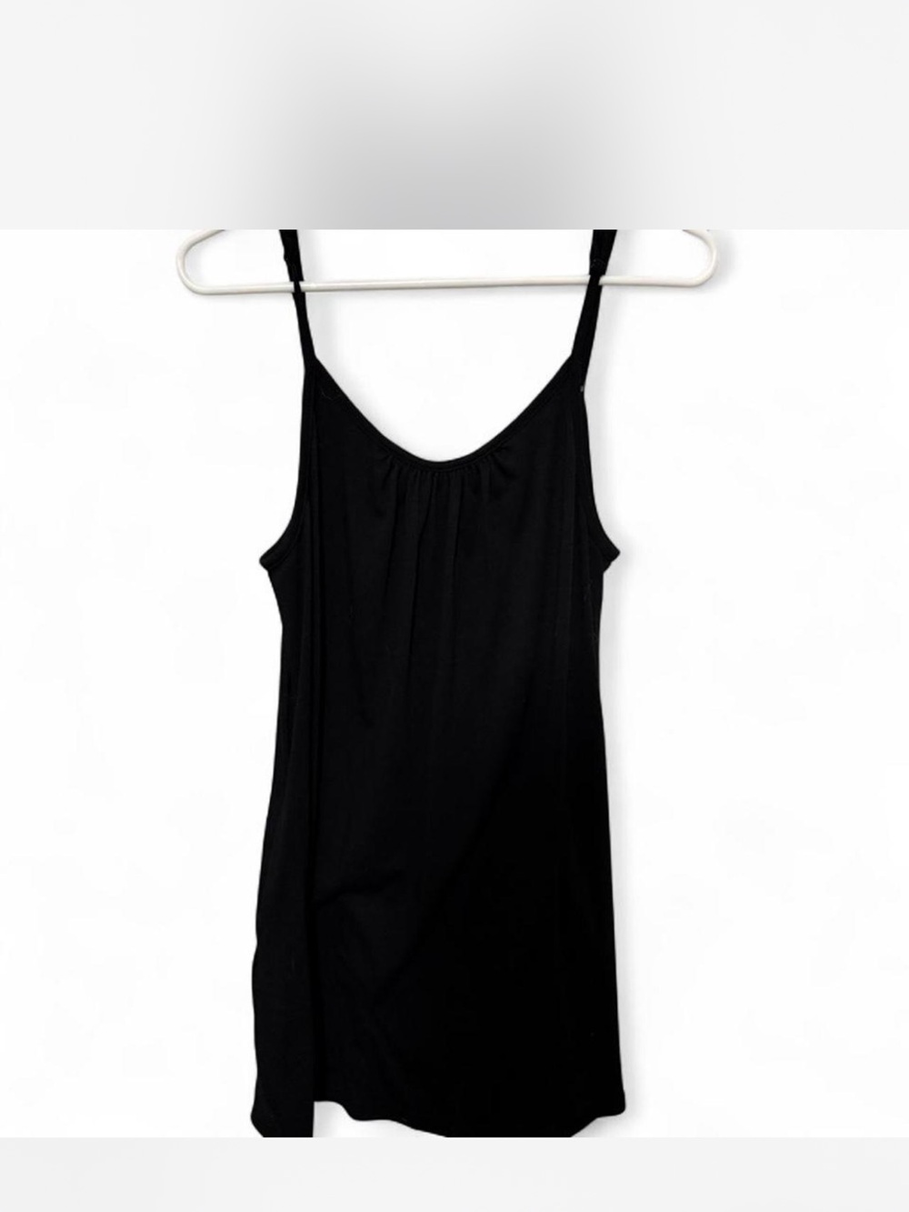Simple Black Spaghetti Strap Slip Dress